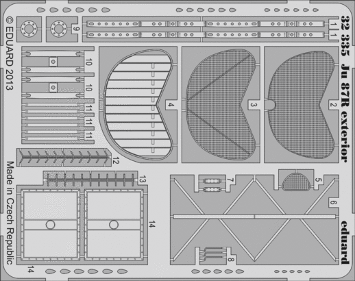 1:32 Ju 87R exteriér