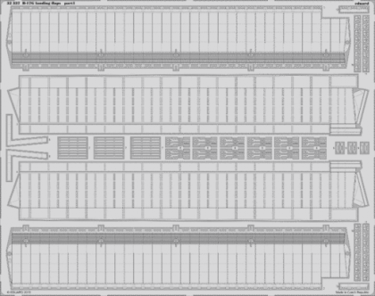 1:32 B-17G vztlakové klapky
