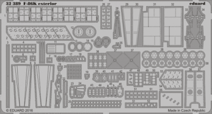 1:32 F-86K exteriér