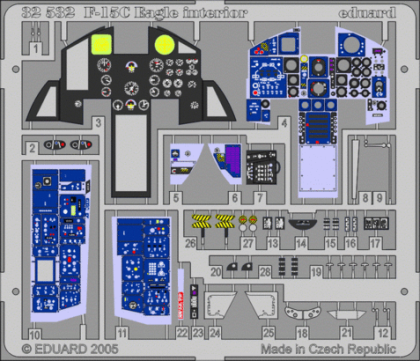 1:32 F-15C interior