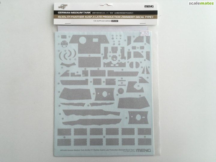 1:35 Panther Zimmerit decal type 1