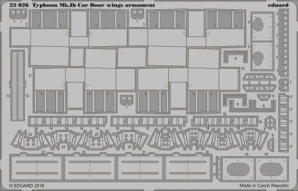 1:24 Typhoon Mk.Ib Car Door wings armament