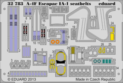1:32 A-4F Escapac IA-1 seatbelts
