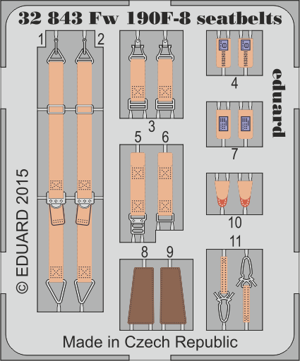 1:32 Fw 190F-8 seatbelts