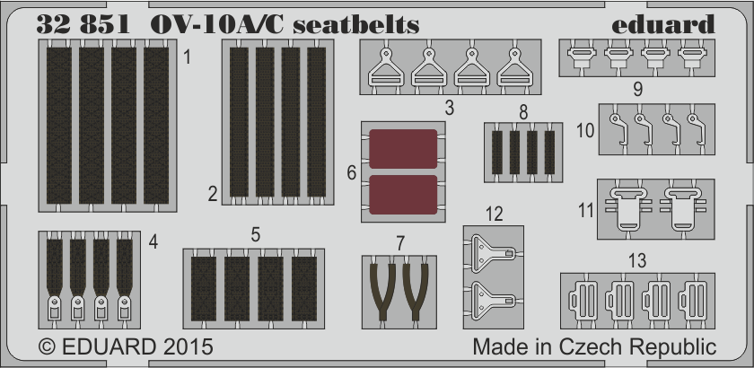 1:32 OV-10A/C seatbelts