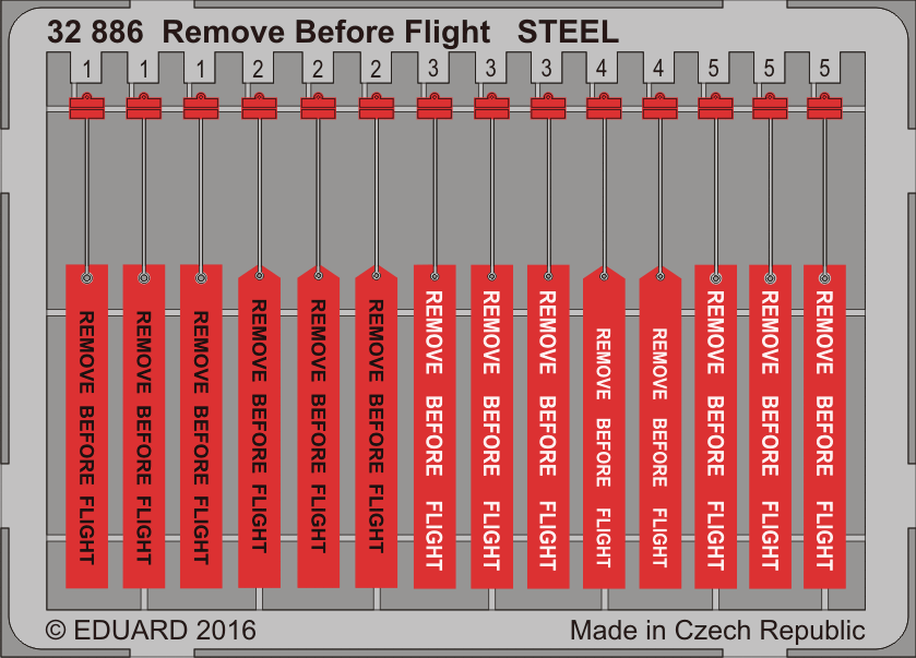 1:32 Remove Before Flight STEEL