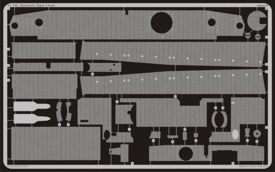 1:35 Zimmerit Tiger I late