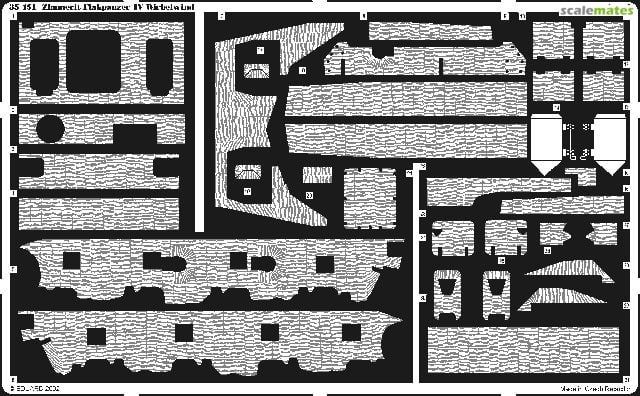 1:35 Zimmerit Flakpanzer IV Wirbelwind