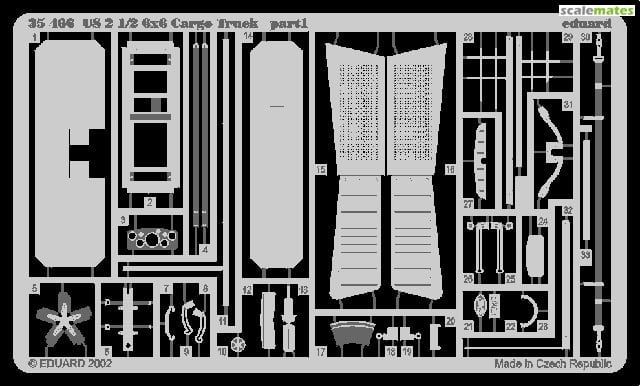 1:35 US 2 1/2 6x6 Cargo Truck