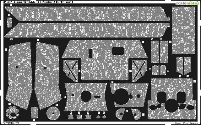 1:35 Zimmerit Panther Ausf.A early