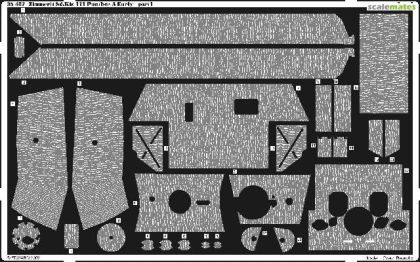 1:35 Zimmerit Panther Ausf.A early