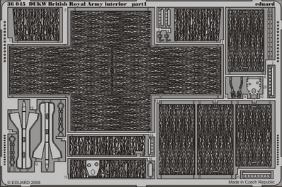 1:35 DUKW British Royal Army interiér