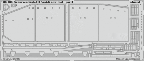 1:35 Schürzen StuG.III Ausf.G new tool