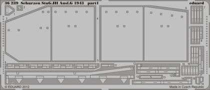 1:35 Schürzen StuG.III Ausf.G 1943