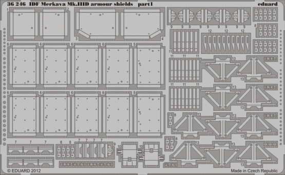 1:35 IDF Merkava Mk.IIID armour shields