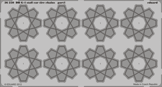 1:35 DB G-4 staff car tire chains