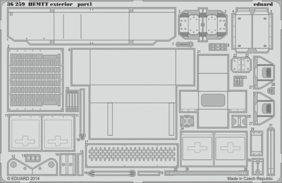 1:35 HEMTT exteriér