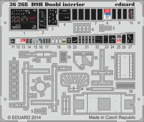 1:35 Doobi Bulldozer interior - colour