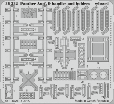 1:35 Panther Ausf. D handles and holders