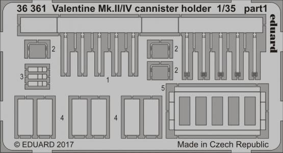1:35 Valentine Mk.II/IV cannister holder