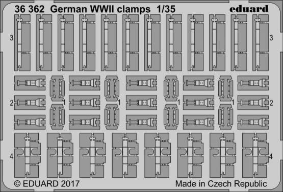 1:35 German WWII clamps