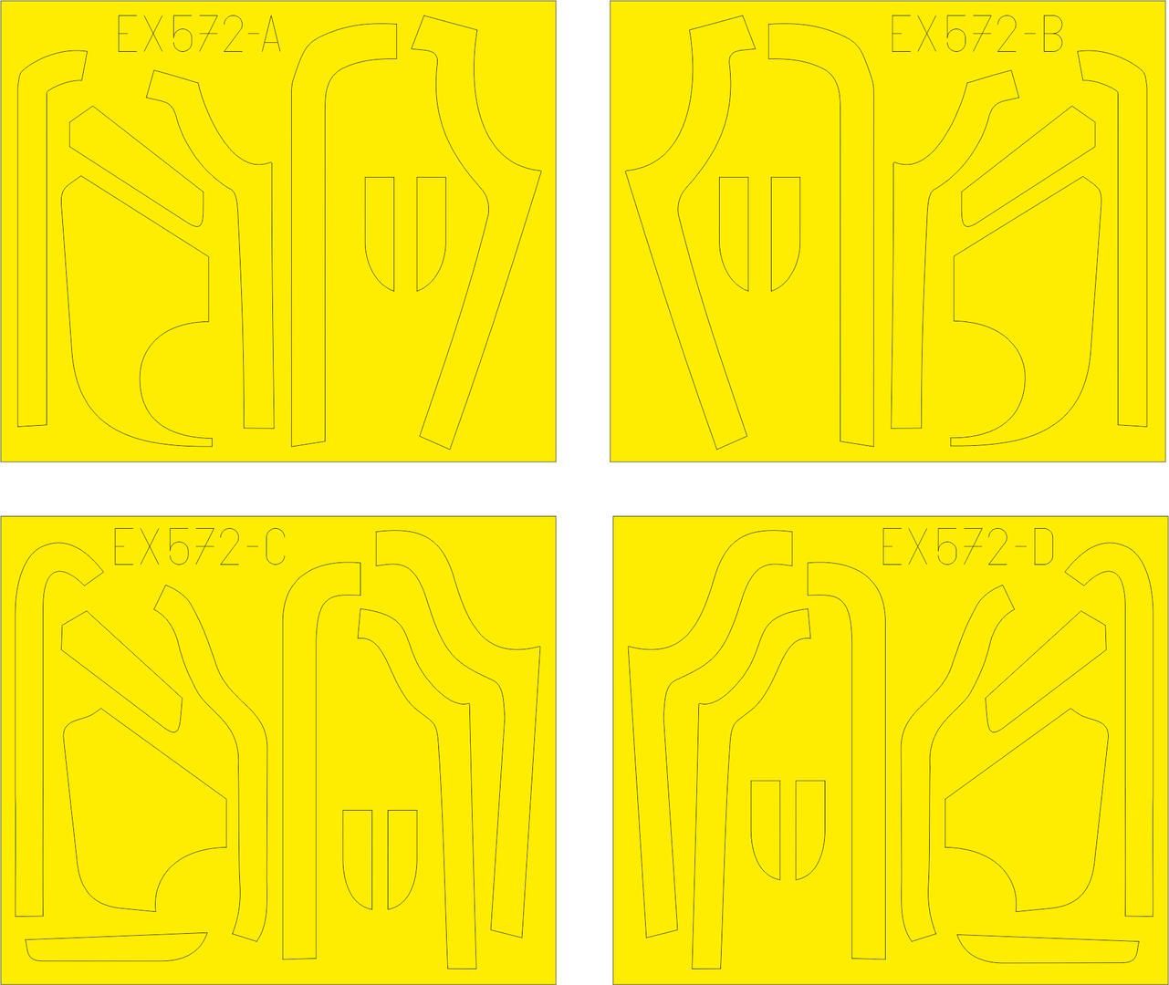 1:48 B-17G antiglare panels (VE production)