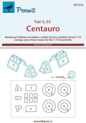 1:72 Fiat G.55 Centauro pro modely Sword