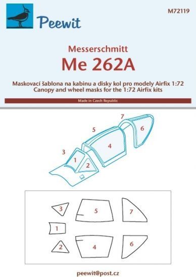 1:72 Messerschmitt Me-262A pro stavebnici Airfix
