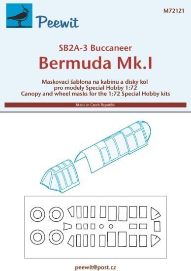 1:72 SB2A-3 Buccaneer / Bermuda Mk.I pro stavebnici Special Hobby