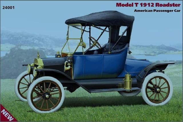1:24 Ford Model T 1912 Roadster