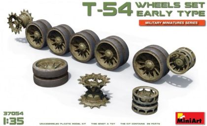 1:35 T-54 WHEELS SET. EARLY TYPE