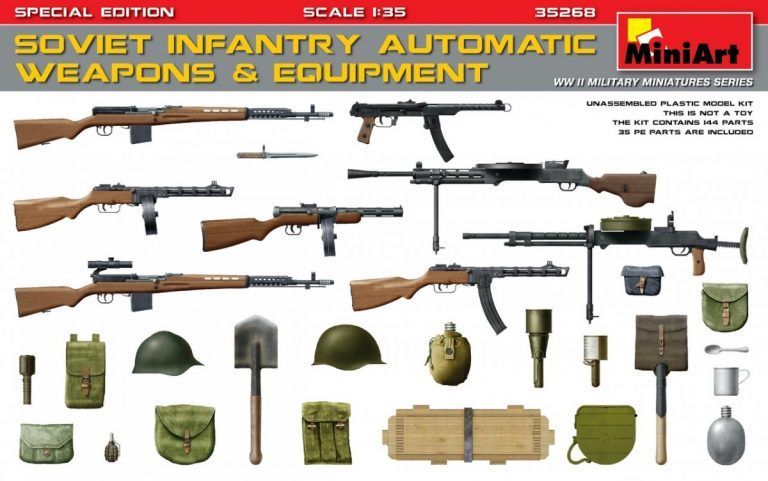 1:35 SOVIET INFANTRY AUTOMATIC WEAPONS & EQUIPMENT. SPECIAL EDITION