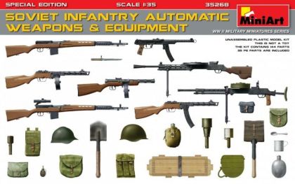 1:35 SOVIET INFANTRY AUTOMATIC WEAPONS & EQUIPMENT. SPECIAL EDITION