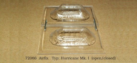 1:72 Hurricane Mk.I (open-closed)