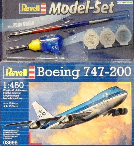 1:450 Boeing 747-200 Model-Set
