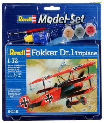 1:72 Fokker DR.1 Triplane Model-Set