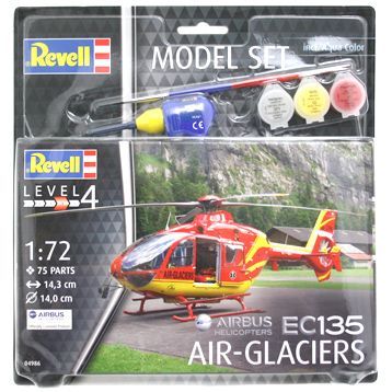 1:72 Airbus EC135 Air Glaciers Model-Set