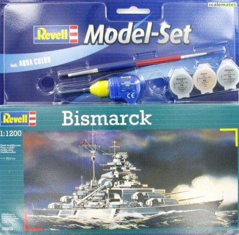 1:1200 Bismarck Model-Set