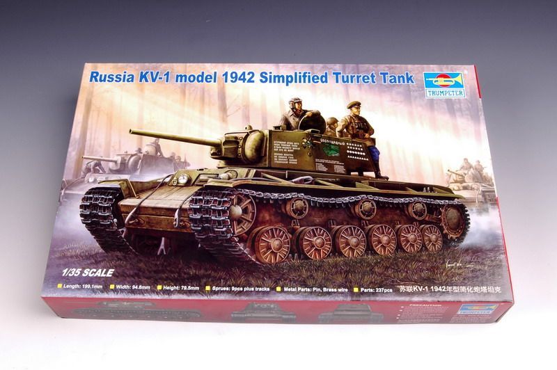 1:35 Russian KV-1 model 1942 Simplified Turret