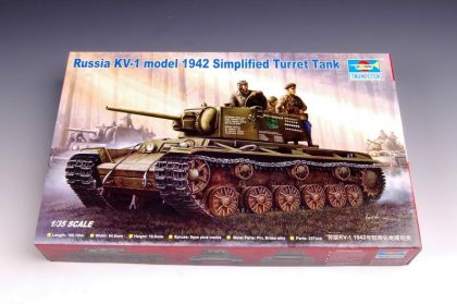 1:35 Russian KV-1 model 1942 Simplified Turret