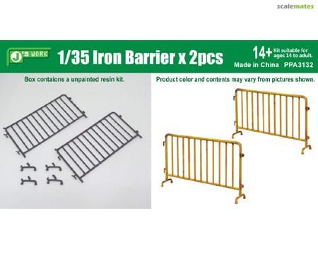 1:35 Iron Barriers (2 Pcs.)