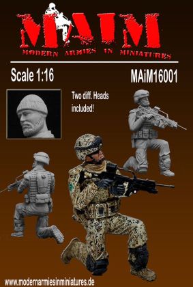 1:16 Modern German ISAF Soldier in Afghanistan