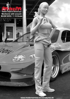 1:18 Mechanic with wrench