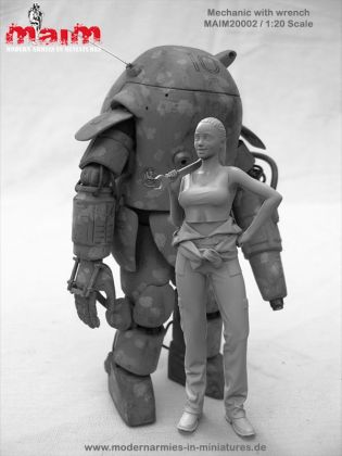 1:20 MaK - Mechanic with wrench