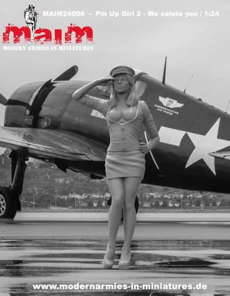 1:24 Pin Up Girl 2 - We salute you