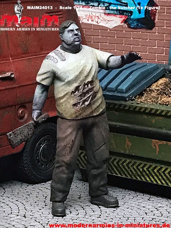 1:24 Zombie - the butcher -the walking dead-