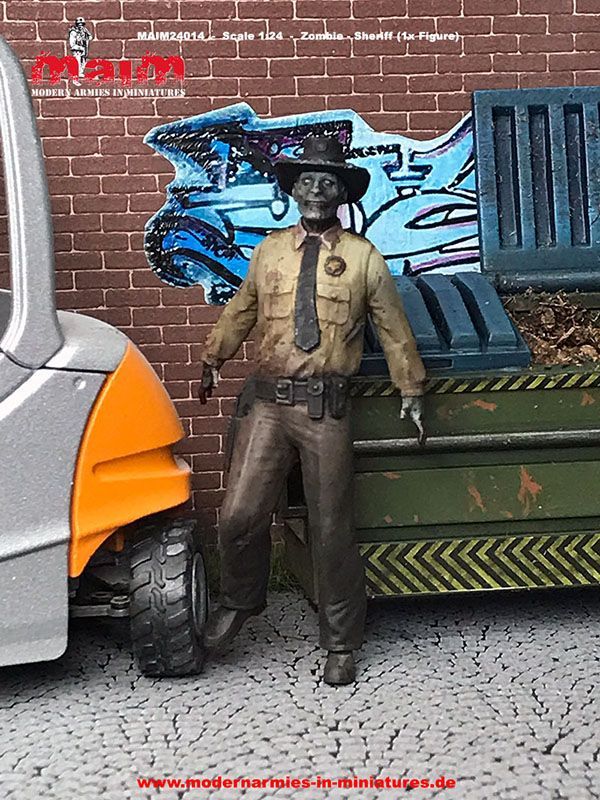 1:24 Zombie - Sheriff -the walking dead-