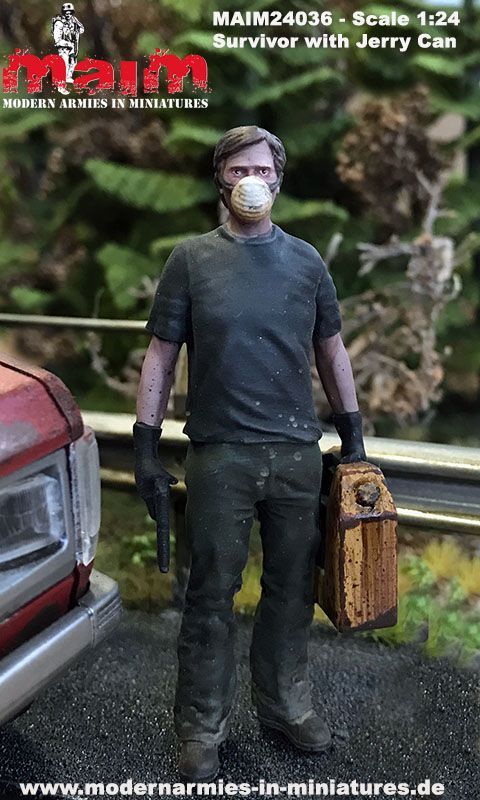 1:24 Post Apocalyptic Man with jerry can