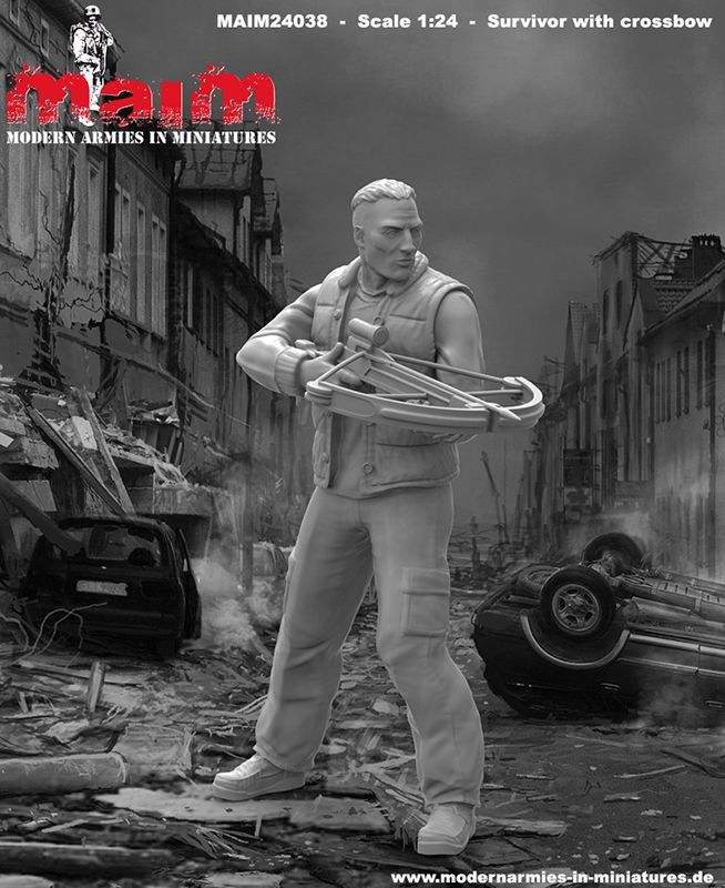 1:24 Survivor with Crossbow