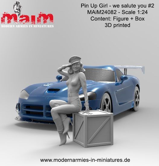 1:24 Pin Up Girl 2 - We salute you #2